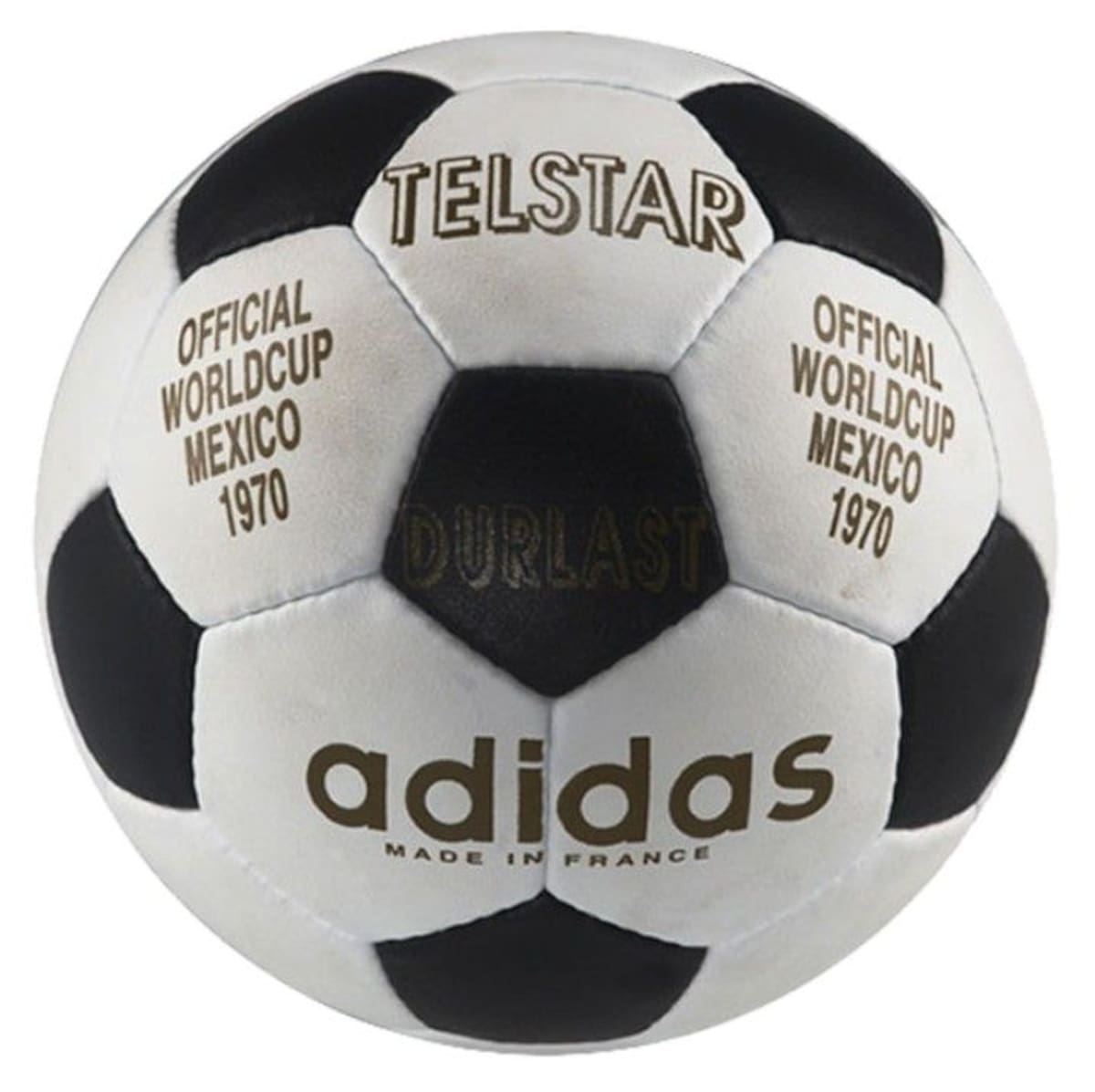 Telstar, el balón más popular en la historia del futbol.