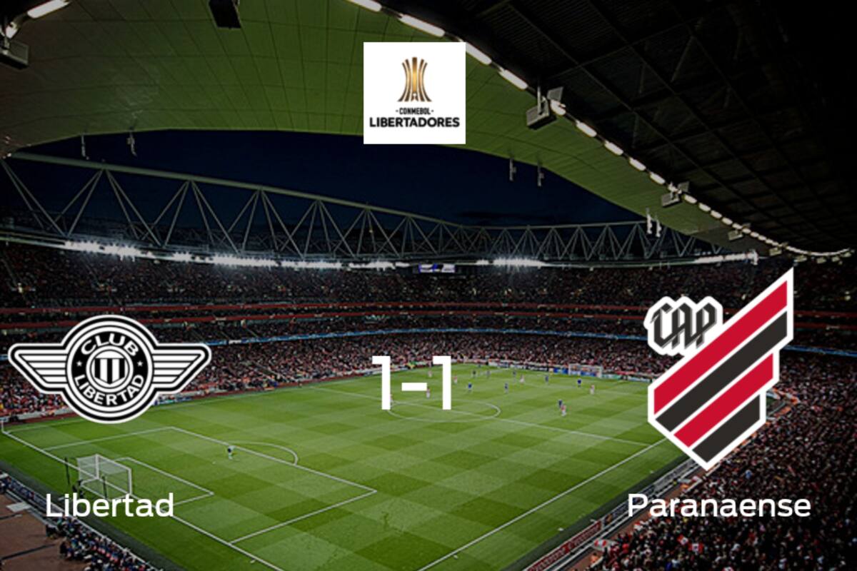 Athletico Paranaense pasa a cuartos de final tras empatar a uno con Club
Libertad