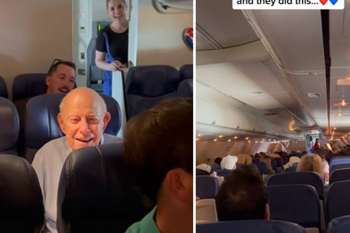 TikTok: Pasajeros le cantan 'Happy Birthday' a un hombre por cumplir 95 años y emotivo video se vuelve viral