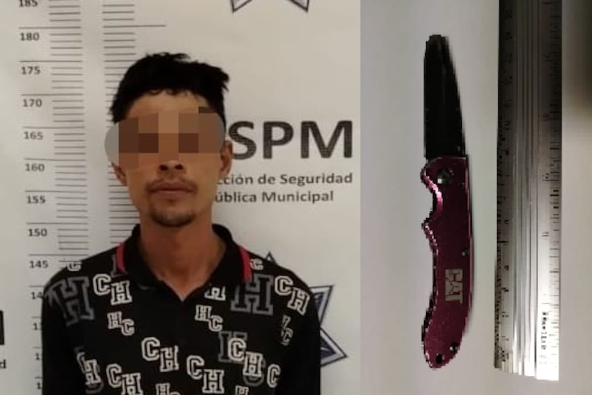 Sospechoso merodeaba subestación de CFE con navaja y herramienta