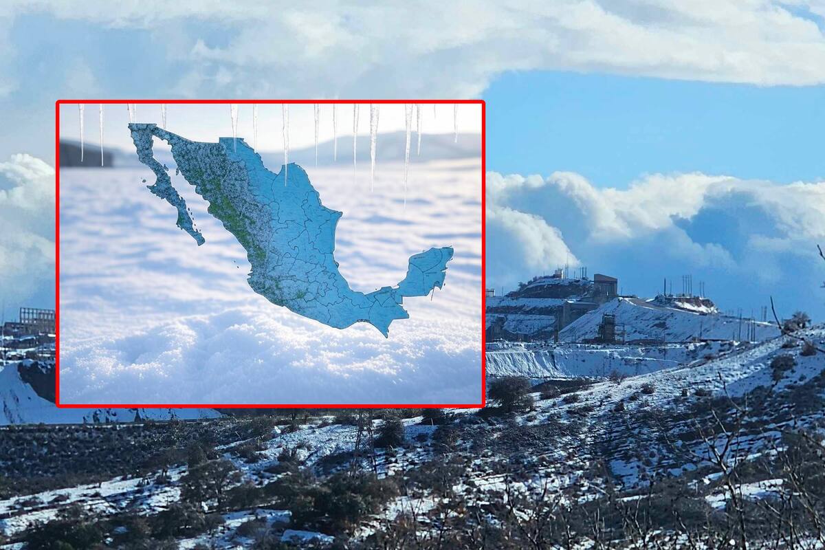 Alerta meteorológica: Nevadas y temperaturas congelantes impactarán a México