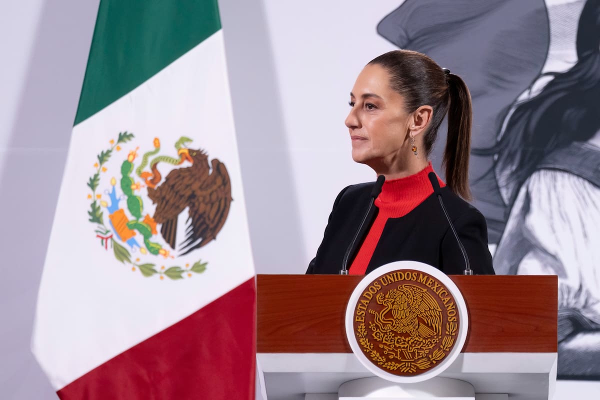 Claudia Sheinbaum Pardo en "La mañanera del Pueblo". | Crédito: Presidencia