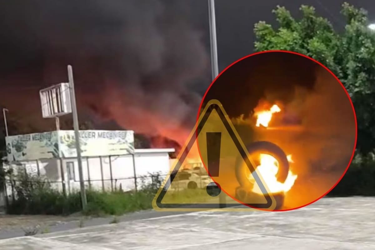 Violencia en Reynosa ya se extiende a Nuevo León tras operativo contra objetivo prioritario; reportan quema de neumáticos, ponchallantas y detonaciones mientras bloquean rutas hacia la frontera