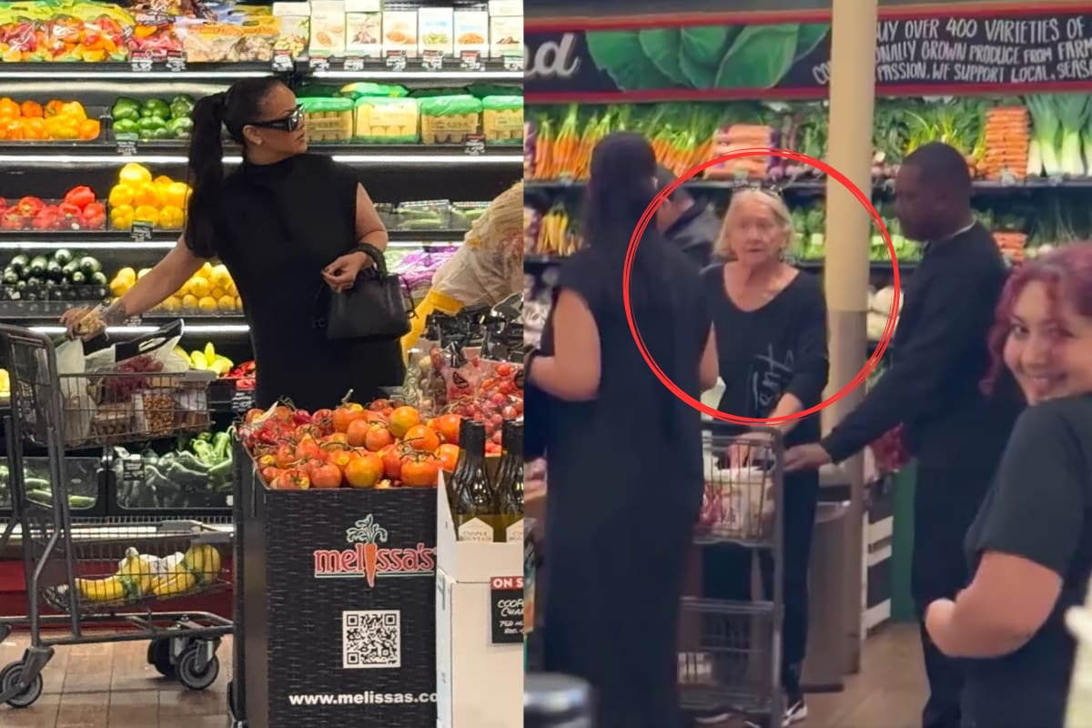 Abuela toma carrito de compras de Rihanna en supermercado: así fue el divertido momento (VIDEO)