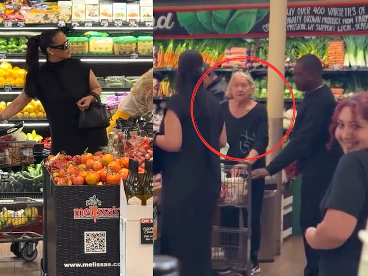 Abuela toma carrito de compras de Rihanna en supermercado: así fue el divertido momento (VIDEO)