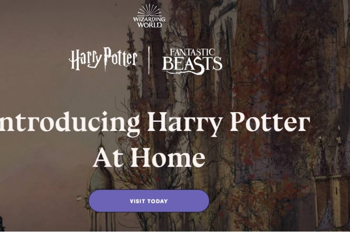 Lanzan sitio web Harry Potter At Home