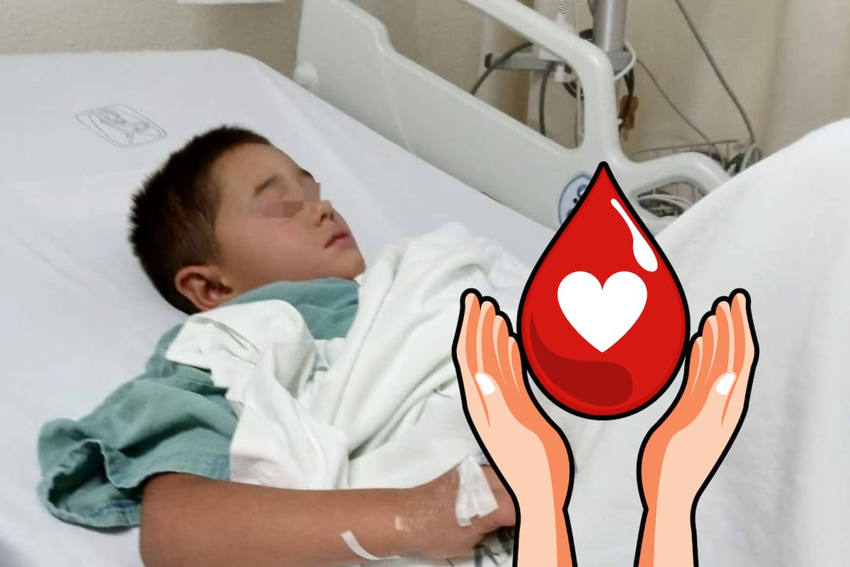 Urgen donadores de sangre y plaquetas para Nicolás, un niño de 5 años con dengue