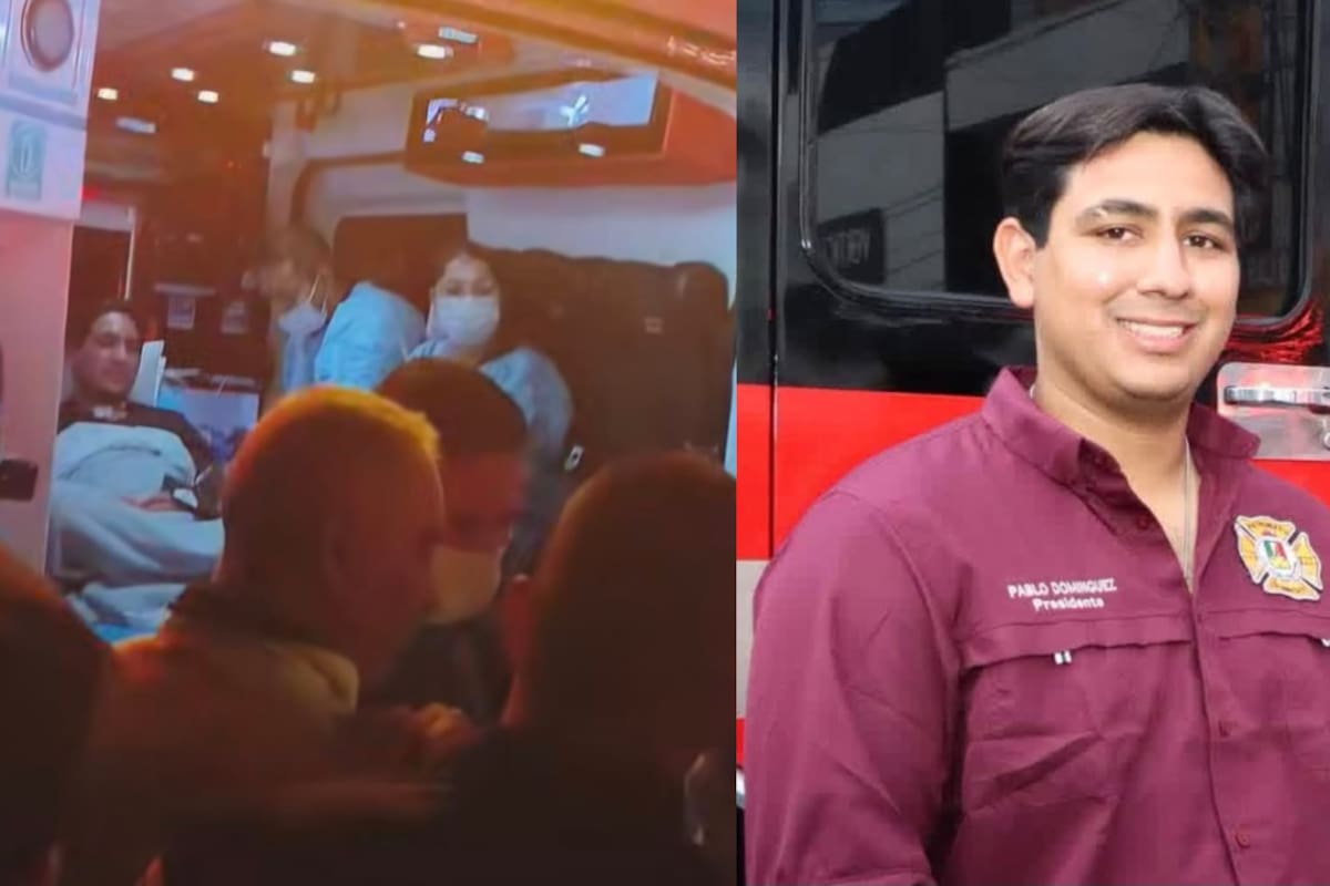 Bombero nogalense regresa a casa