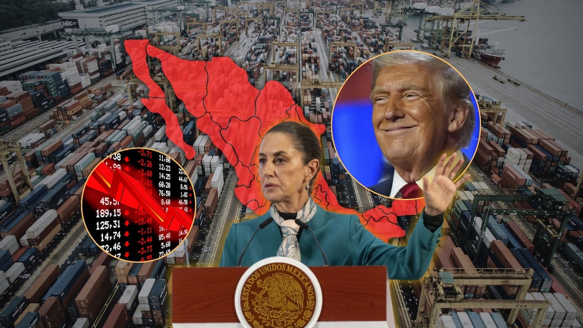 Aranceles de Trump afectarán severamente a la economía en México: posible recesión, bajo consumo e inversiones debilitadas. Foto: Especial