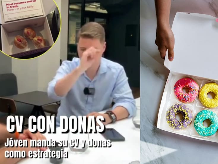 “Ponía su currículum en cajas de donas”: joven se hace viral por su ingeniosa forma de buscar empleo y logra conseguir 10 entrevistas