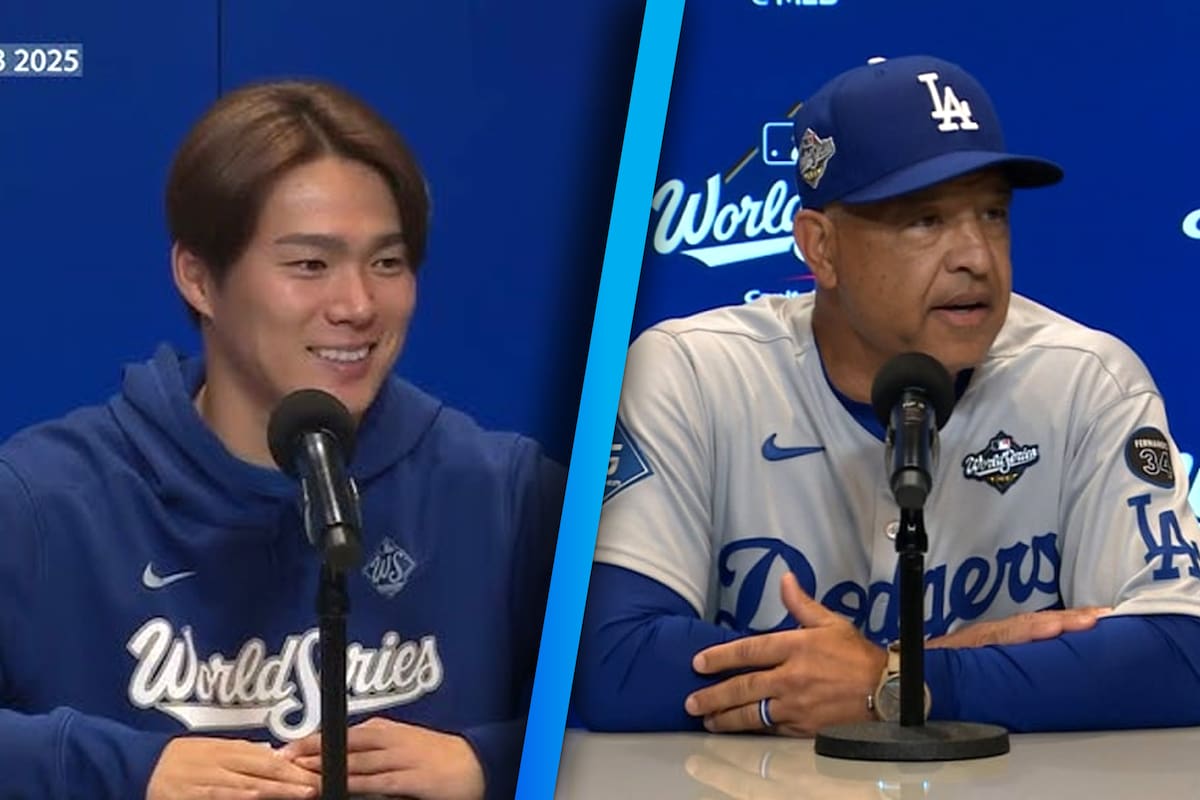 Reacciones de Yamamoto y Dave Roberts tras el bicampeonato de Dodgers: “perder no era una opción”