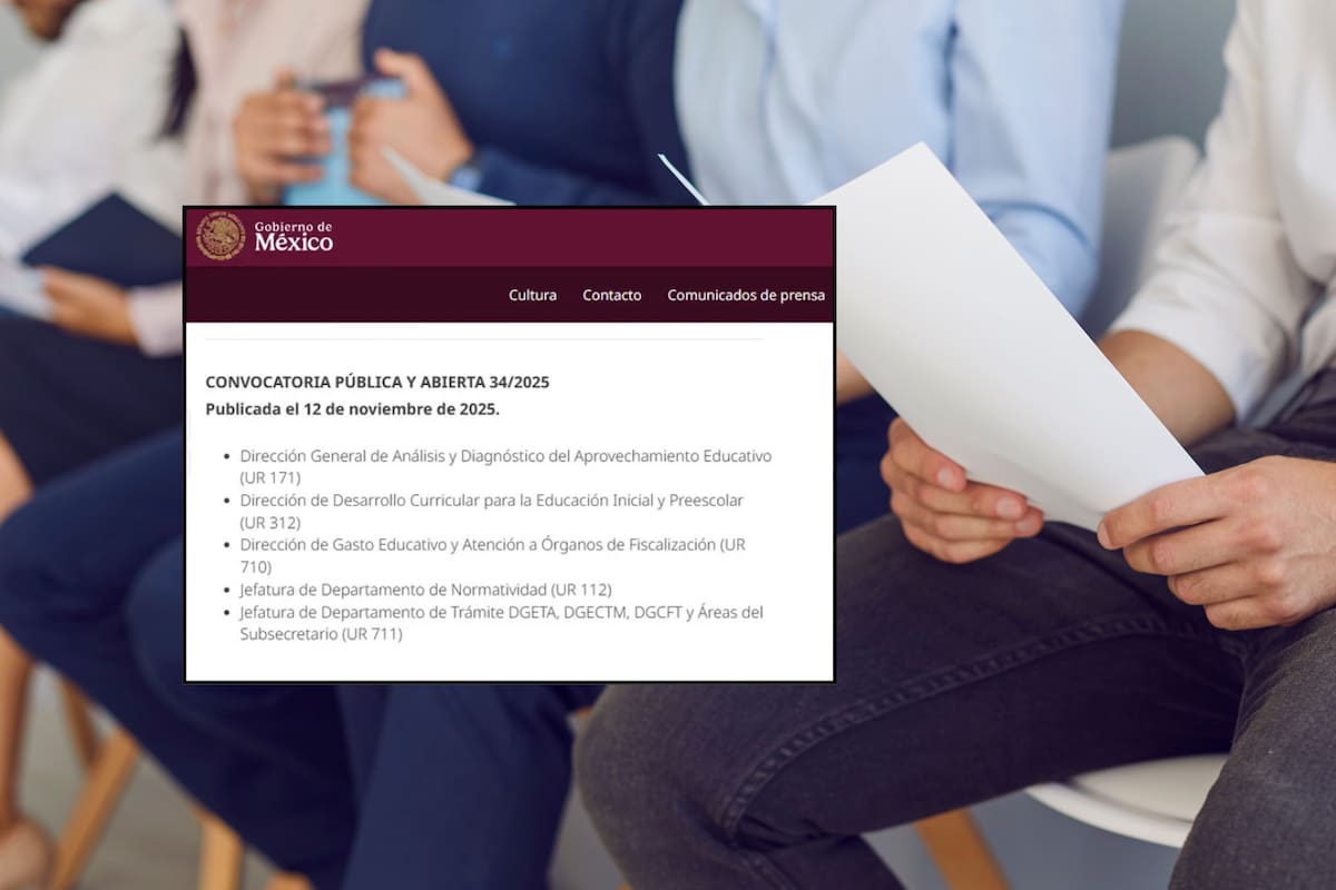 SEP abre nuevas vacantes con salarios de hasta 162 mil pesos: así puedes postularte antes del 27 de noviembre