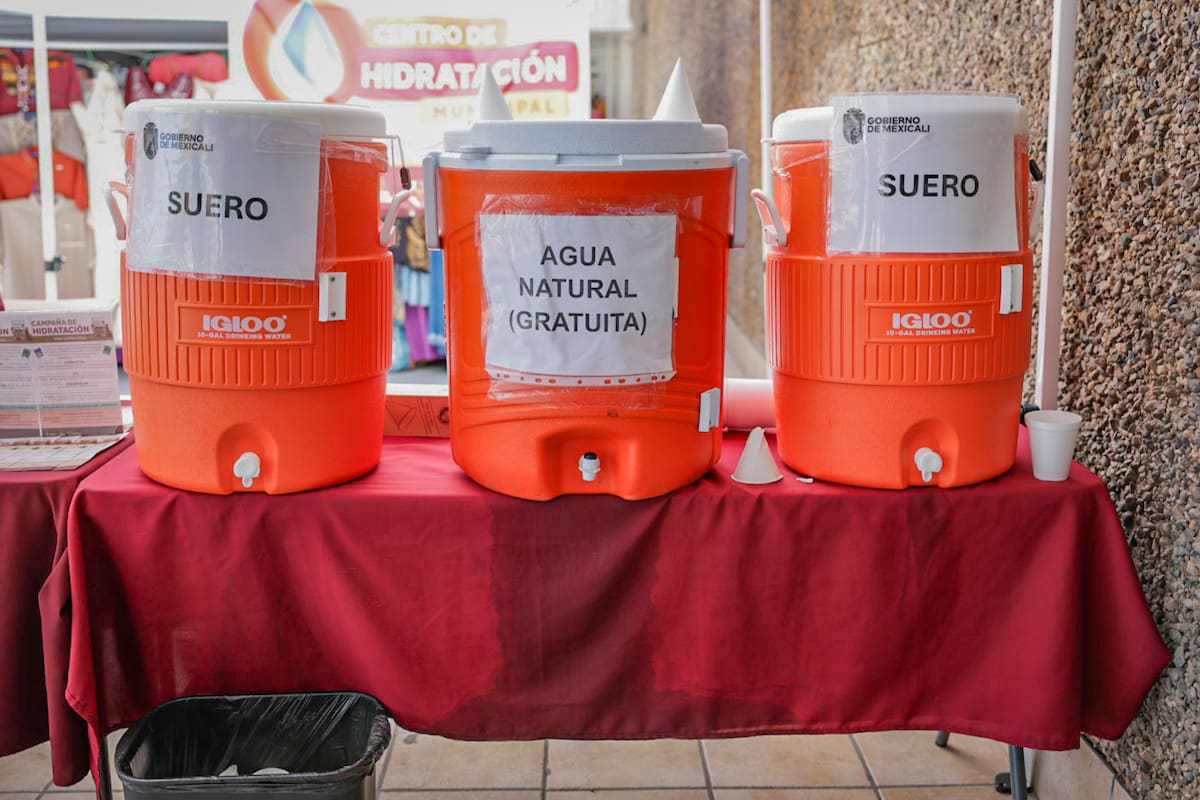 Continúa intensificación de operativos por calor en Mexicali