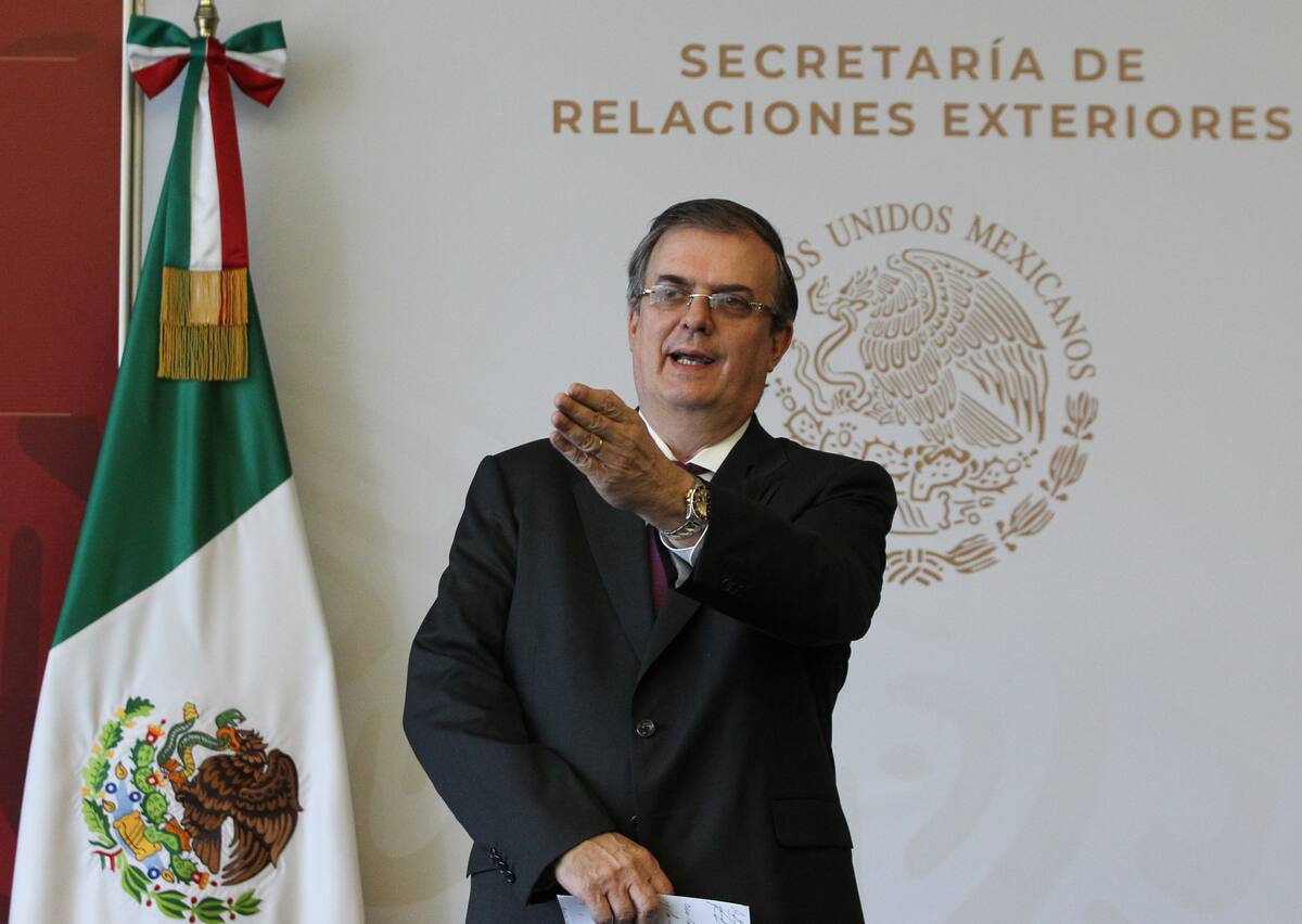 Marcelo Ebrard fue uno de los próximos integrantes del gabineta de Sheinbaum que la acompañaron en la cena-reunión con mandatarios del extranjero. EFE/Mario Guzmán