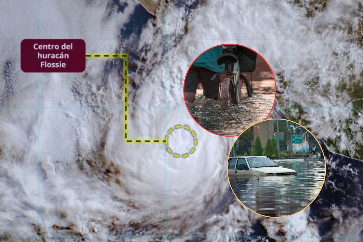 Huracán Flossie se debilita frente a costas mexicanas, pero sigue generando oleaje peligroso