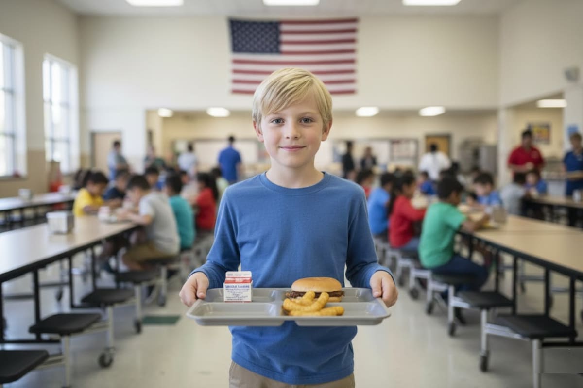 Mientras en México los desayunos del DIF llegaban a menos del 20% de los alumnos, en Estados Unidos millones de estudiantes reciben alimentos completos todos los días en la escuela