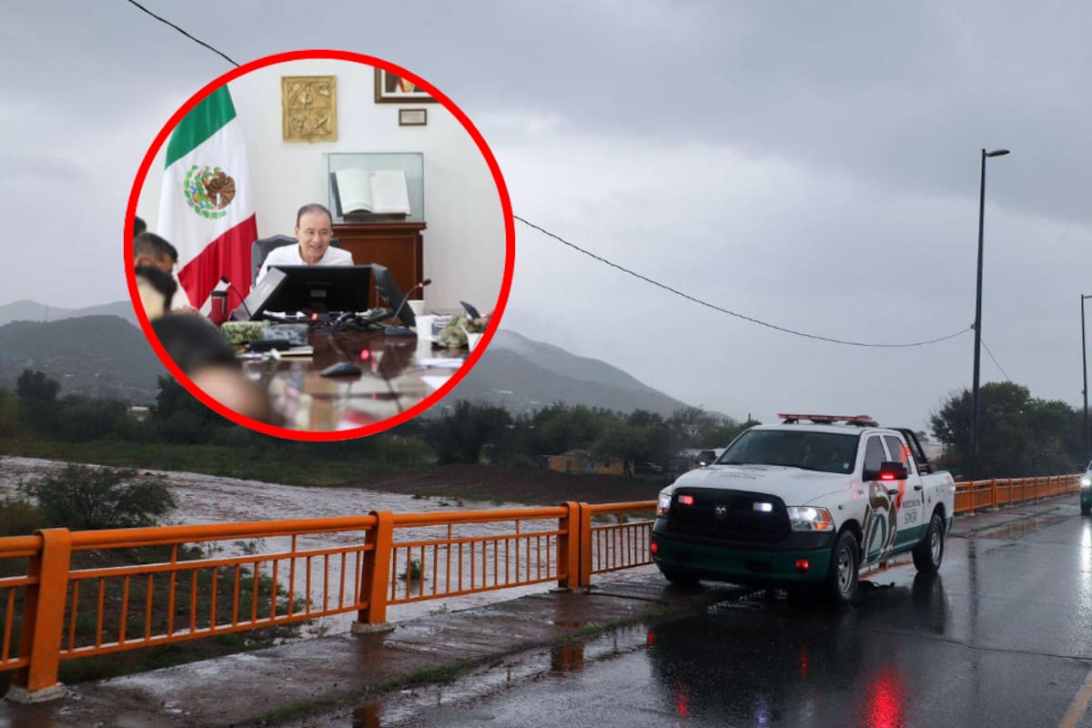 Raymond se disipa sin dejar víctimas en Sonora; operativo estatal logra saldo blanco tras lluvias intensas