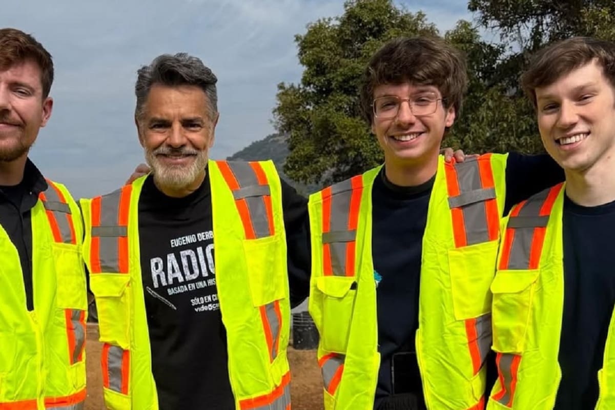 Eugenio Derbez se suma a Mr Beast para la construcción de escuela en México