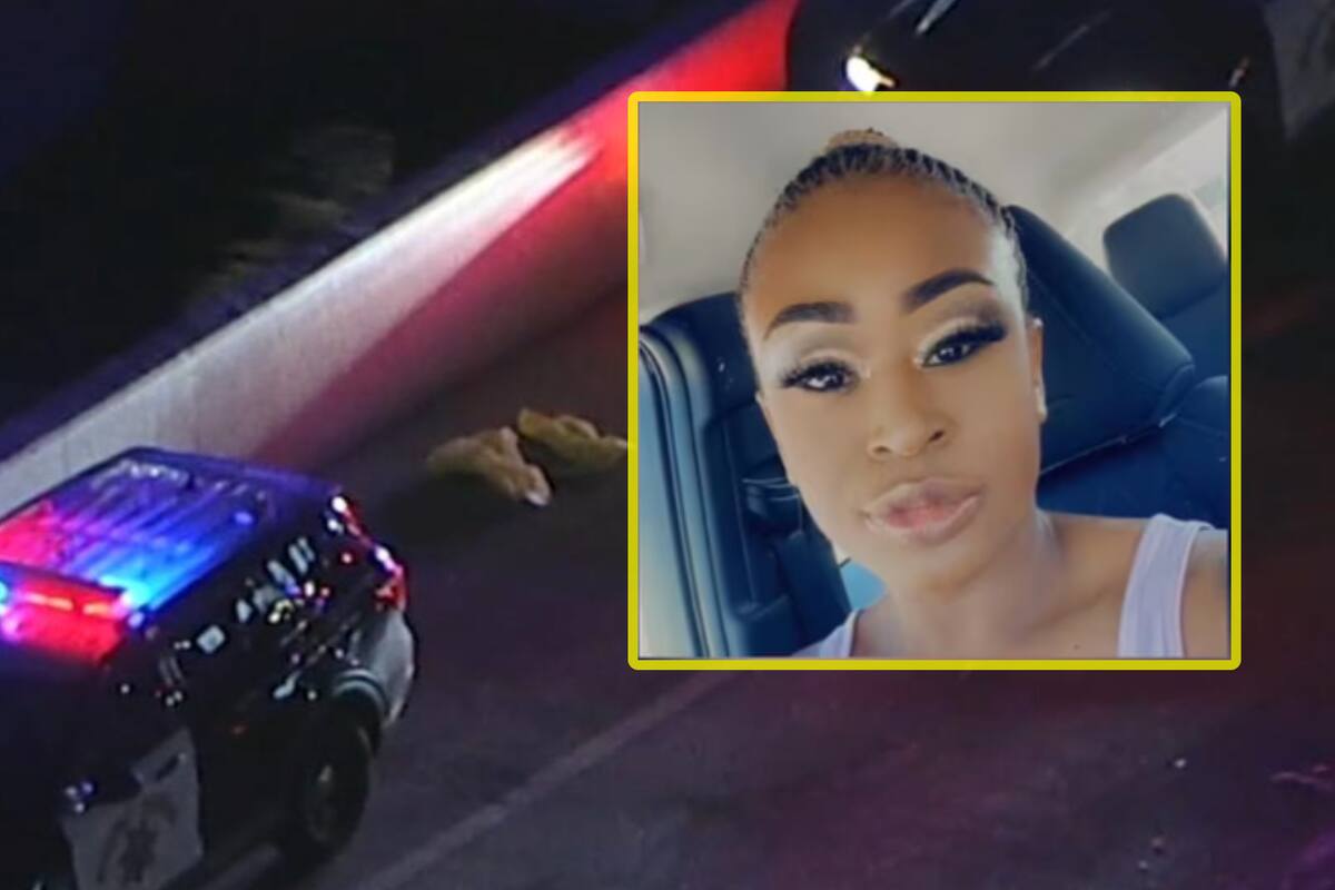Madre mata a su novio a puñaladas y tira a sus hijas de auto en movimiento en carretera de Los Ángeles; bebé de 5 meses muere atropellada