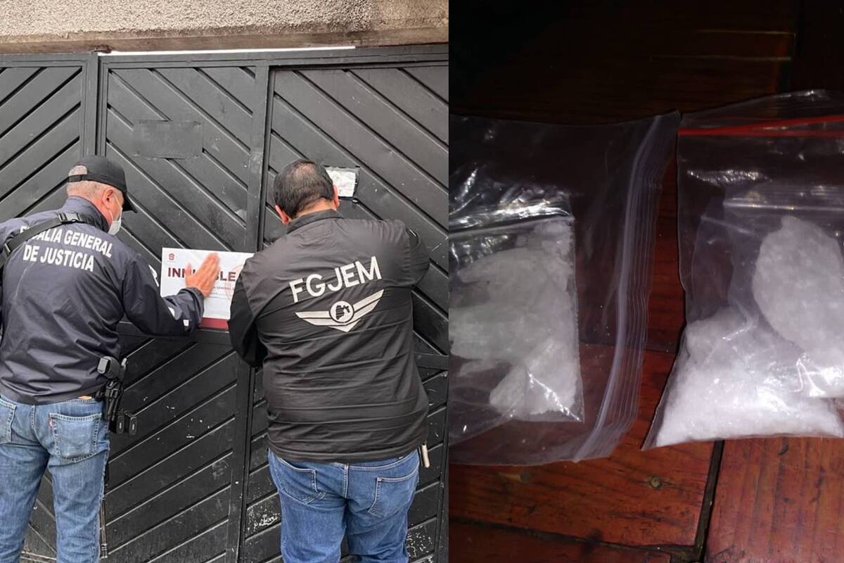 Edomex: FGJEM asegura tres kilos de marihuana y varios envoltorios con cristal tras un cateo en Cuautitlán Izcalli