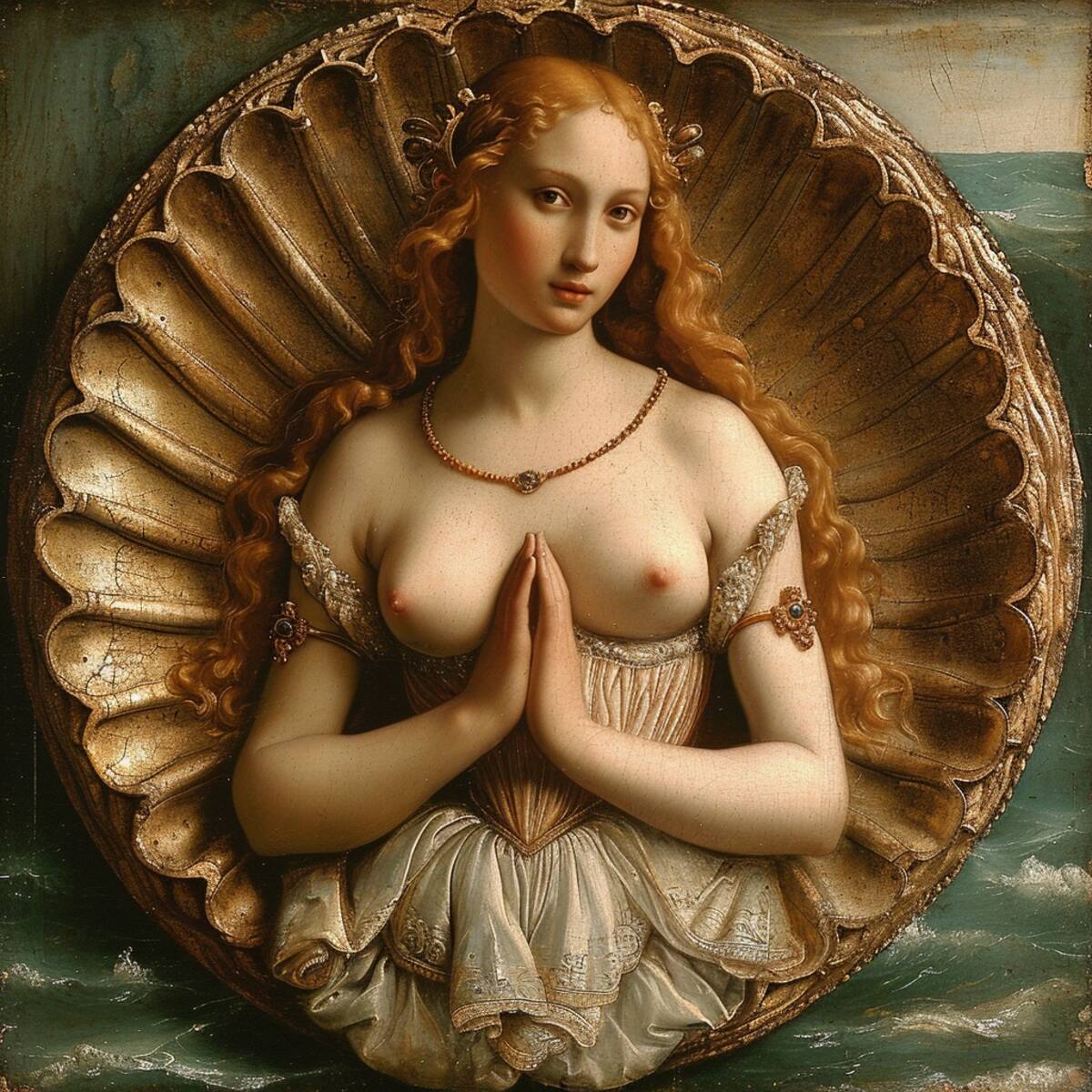 Una mirada contemporánea a la genialidad del Renacimiento, fusionando tradición artística con la creatividad impulsada por la inteligencia artificial.