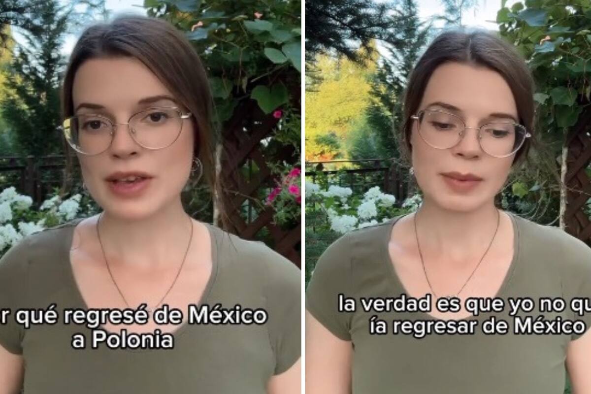 Tiktoker polaca se vuelve viral tras contar por qué se regresó a su país tras un año y medio en México