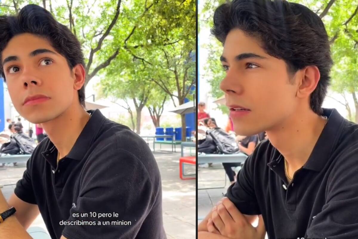 Jóvenes le juegan una broma a su amigo, describiéndole un Minion como si fuera una chica para que este la califique