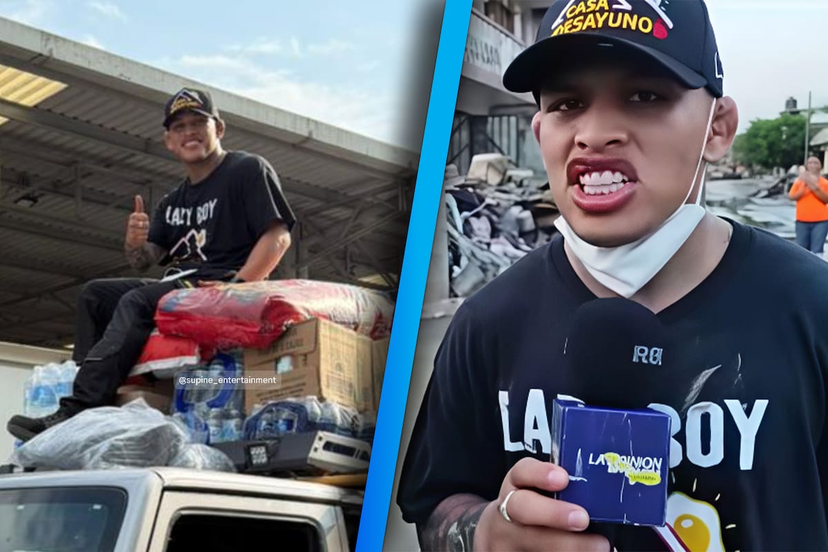 ‘Lazy Boy’ Rodríguez lleva ayuda a damnificados de Veracruz y explota contra el gobierno: “Aquí es donde se debería estar gastando el dinero y no regalándolo a lo puro imbécil”