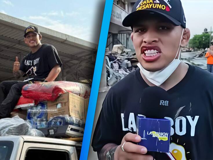‘Lazy Boy’ Rodríguez lleva ayuda a damnificados de Veracruz y explota contra el gobierno: “Aquí es donde se debería estar gastando el dinero y no regalándolo a lo puro imbécil”