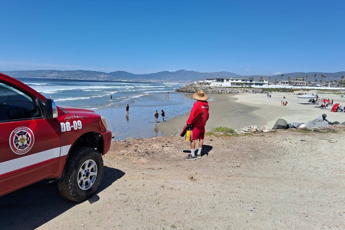 Se realizaron dos rescates en las playas de Ensenada