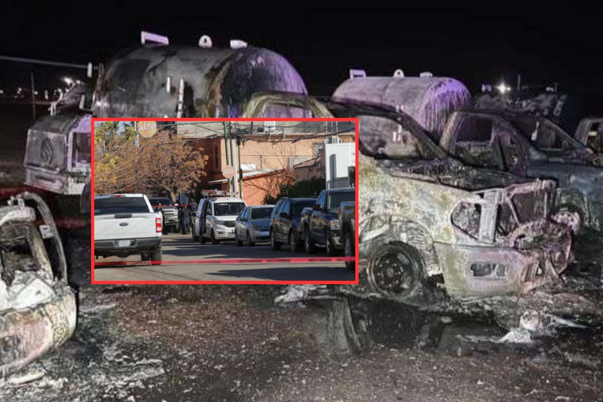 Chihuahua: Queman 7 pipas de gas LP en ataque con bombas molotov; evacúan 400 residentes de colonias vecinas