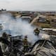 Fuerte incendio consume casa en la Lomas de San Antonio; un joven resulta con quemaduras