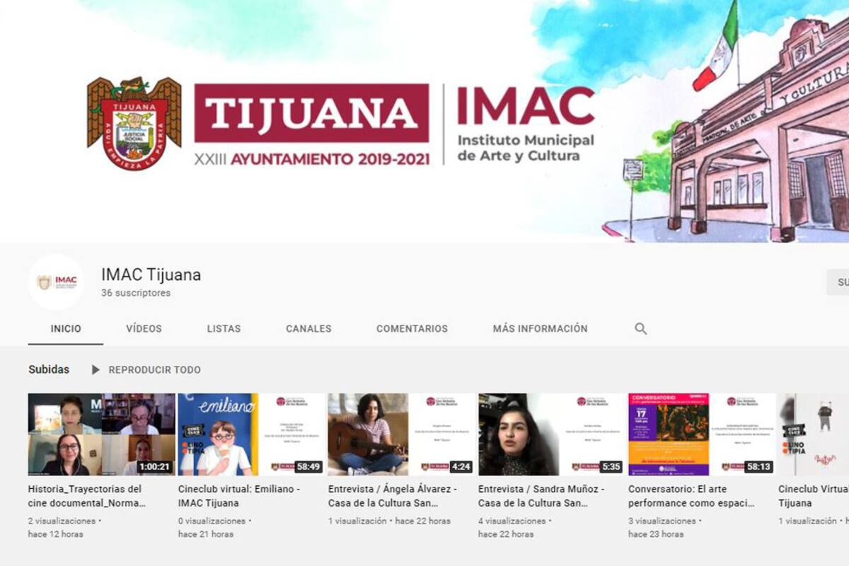 IMAC brinda memoria digital de su programación a través del canal de Youtube