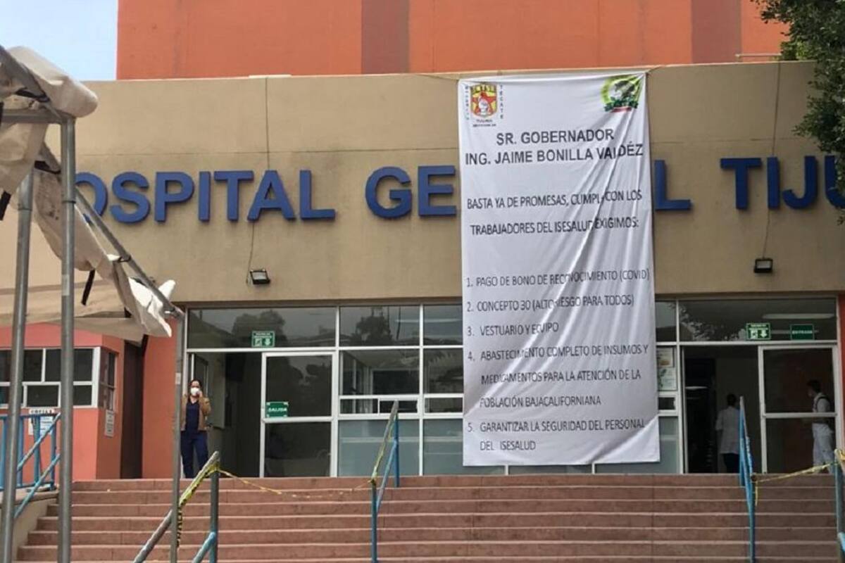 Personal médico el Hospital General de Tijuana se manifestará