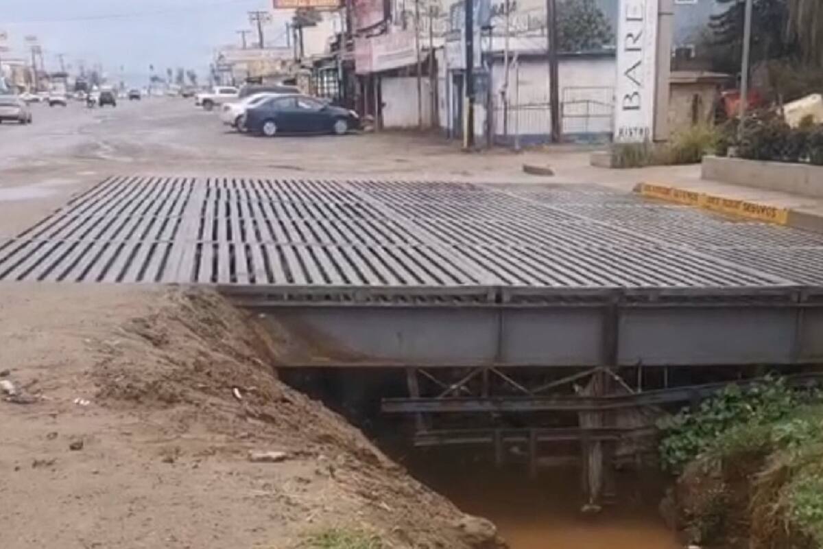Alcantarilla causa salidas en tramo de la muerte