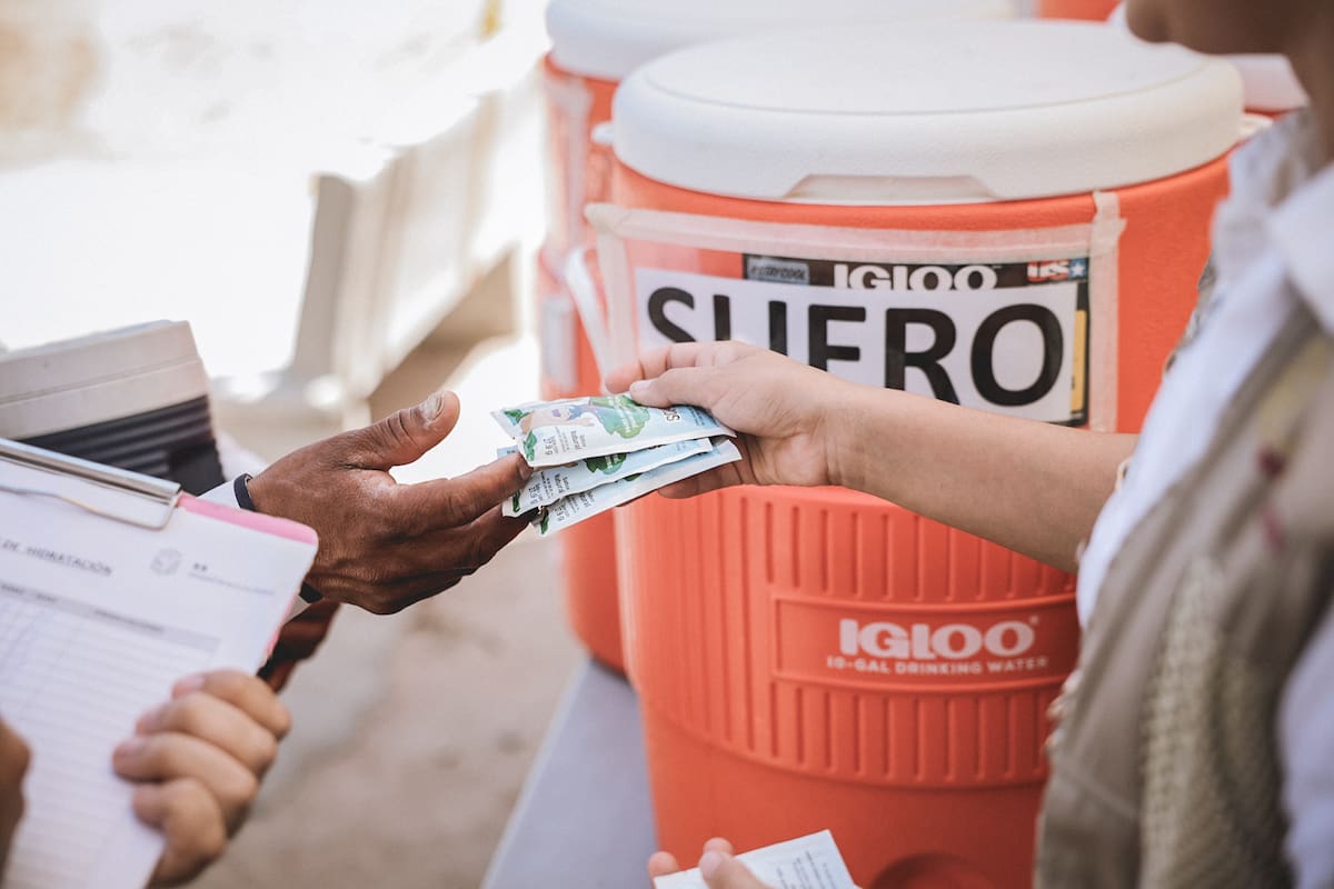 Atienden a 500 en punto de hidratación en 12 días