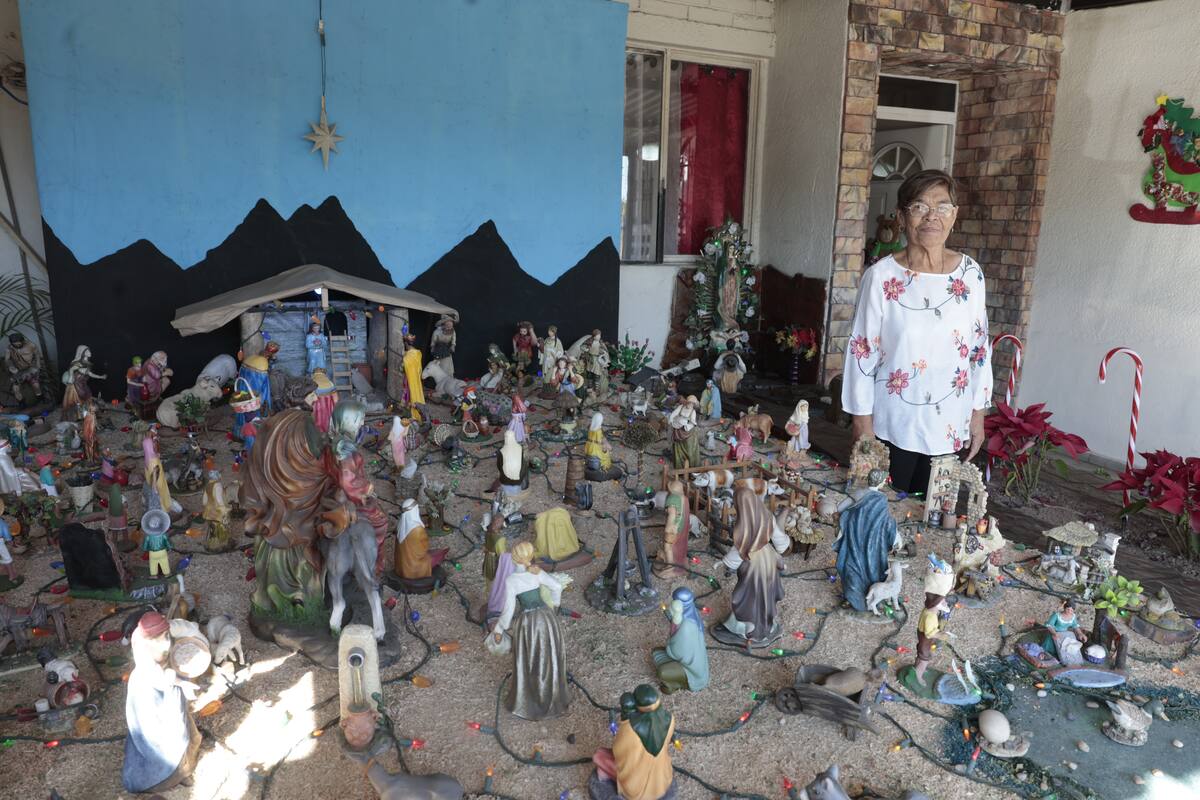 María Isabel instala Nacimiento desde hace 20 años