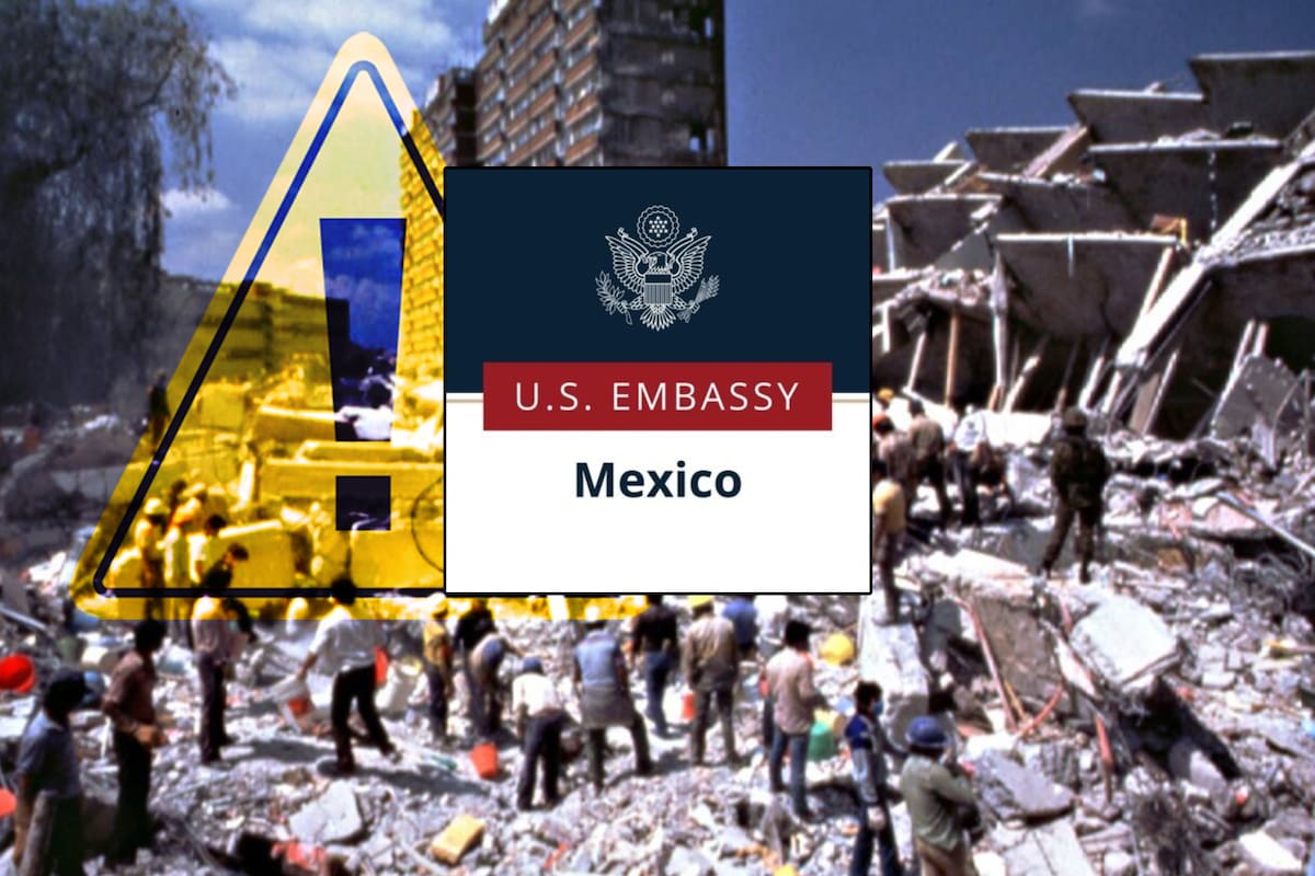 Embajada de Estados Unidos emite alerta por temblores en México; pide precaución a sus ciudadanos al viajar