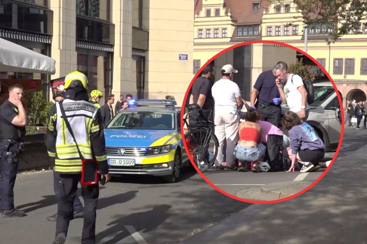 Un automóvil embistió a peatones en el centro de Leipzig, Alemania, y dejó dos muertos y varios heridos; el conductor fue detenido en el lugar