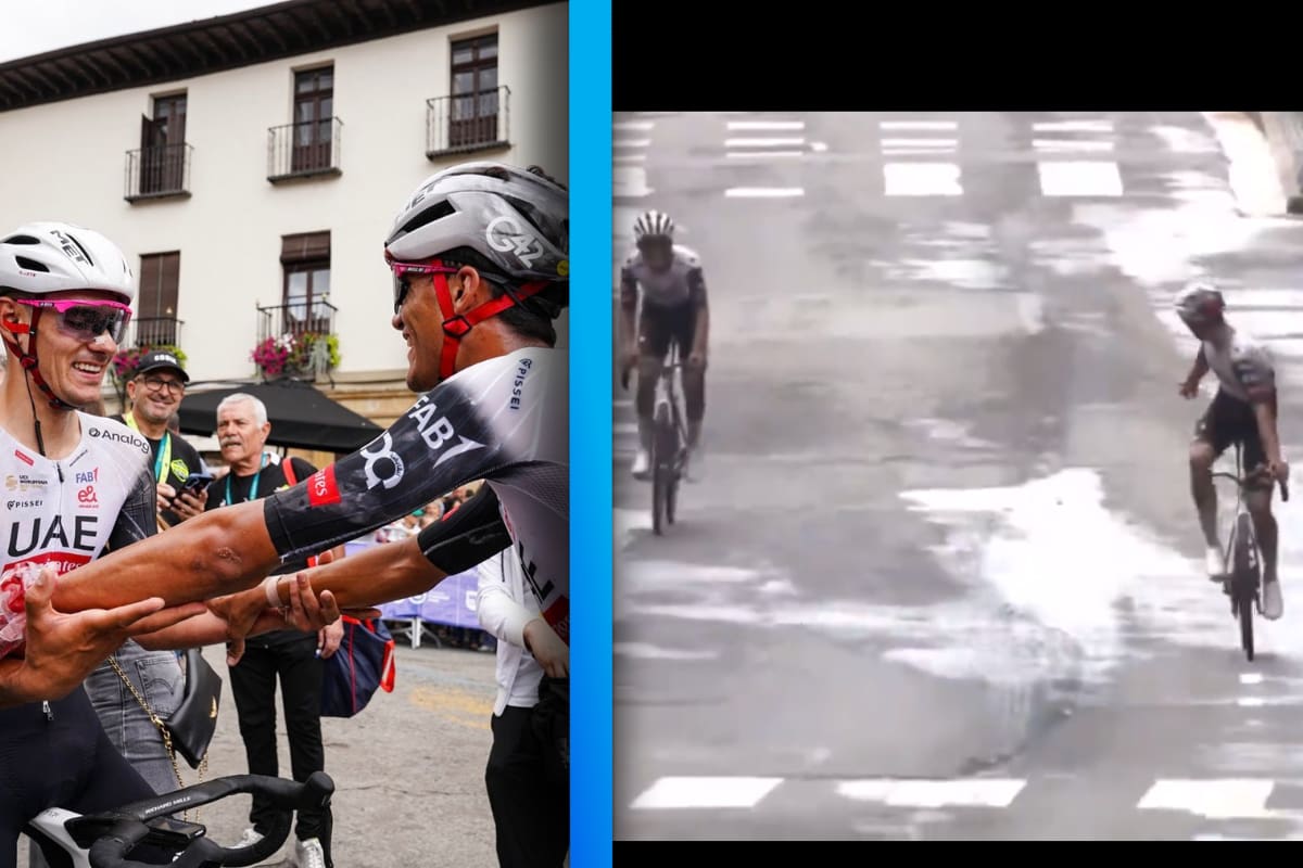 VIDEO: Isaac Del Toro tiene un gran gesto y le cede el primer lugar a compañero de equipo