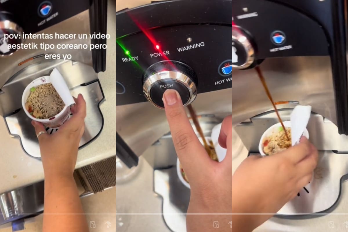 Joven intenta prepararse una Maruchan y comete un pequeño error: ¡le echa café en lugar de agua caliente! (VIDEO)
