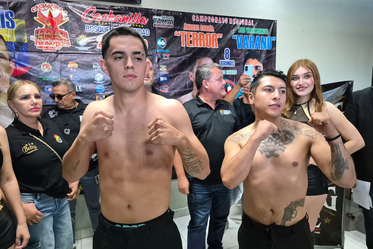 “Terror” García supera la báscula y está listo para la batalla