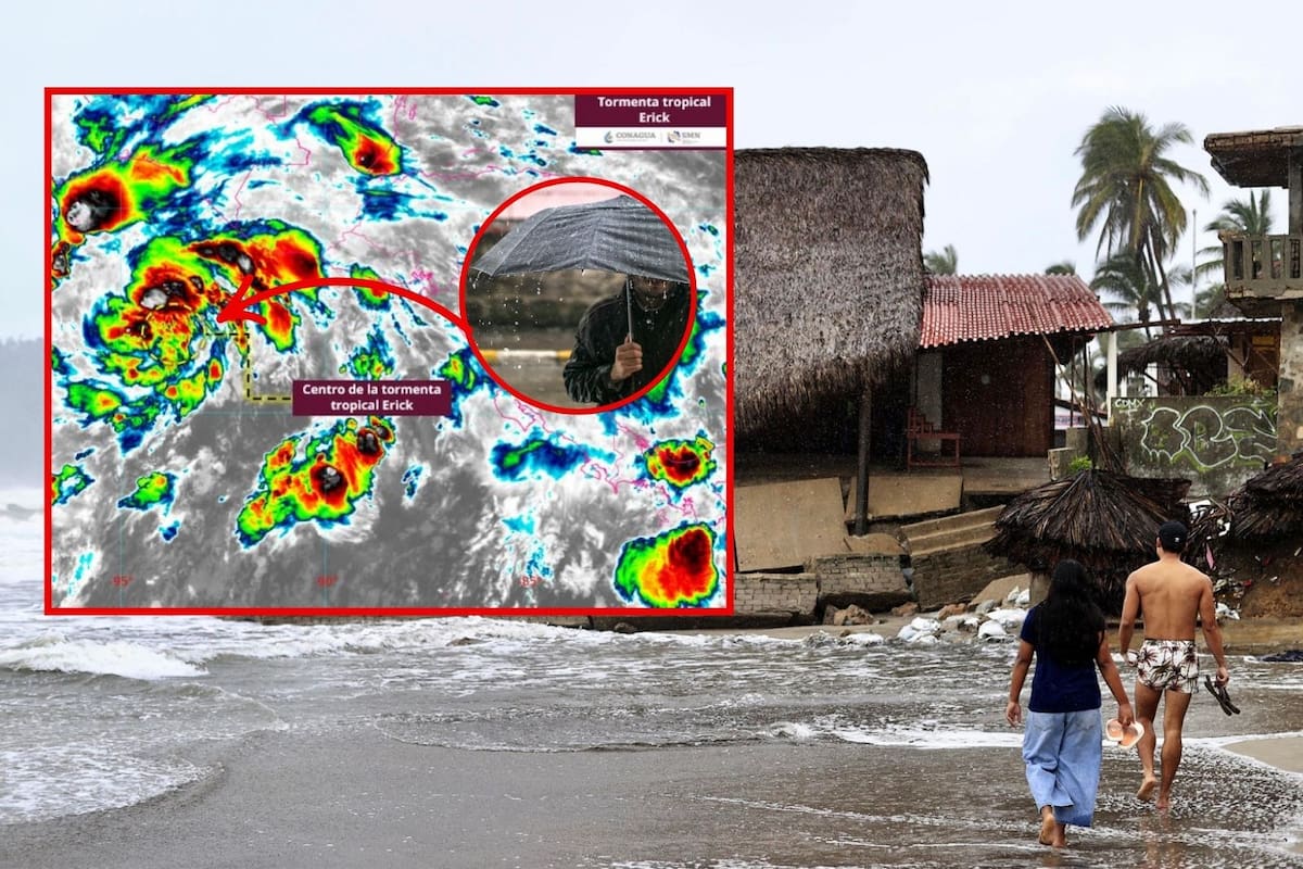 Tormenta Tropical Erick golpeará México como huracán categoría 2: Estos estados se verán afectados