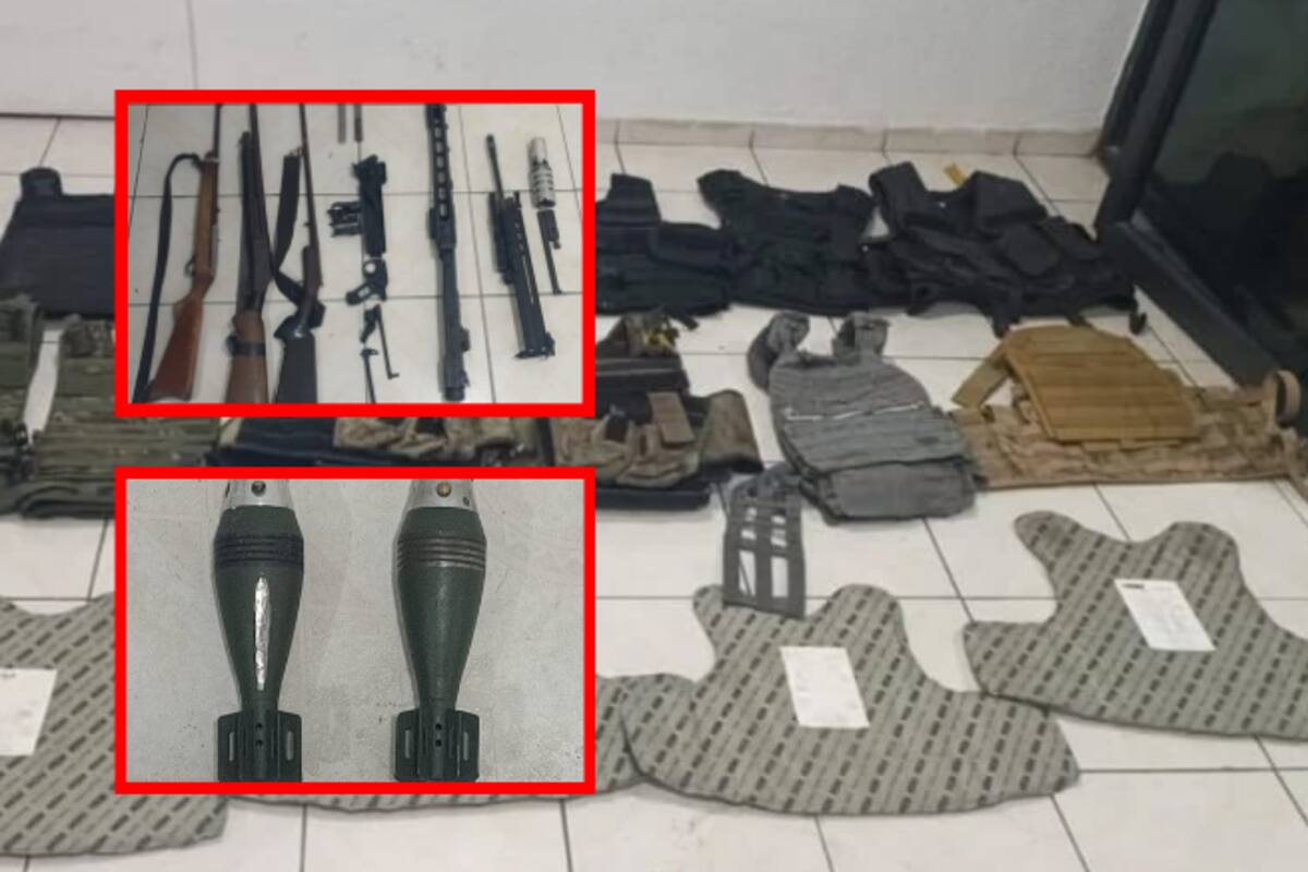 Aseguran granadas, rifles y miles de balas en un campamento criminal en Mazatlán