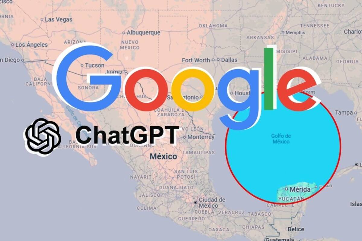 Esto pasaría si Google se negara a cambiar el ‘Golfo de México’ a ‘Golfo de América’ en sus plataformas, según ChatGPT