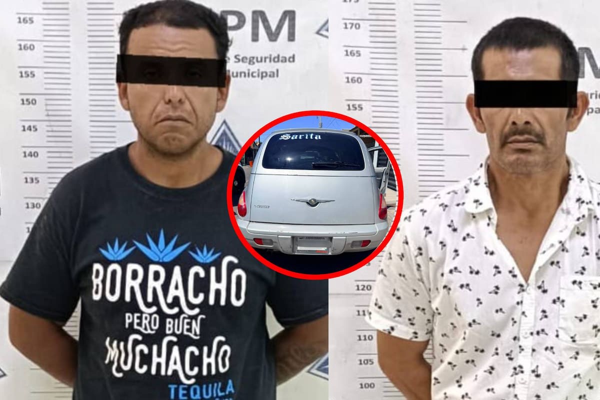 Rompían cristales de carros para robar pertenencias; los detienen armados tras una infracción de tránsito