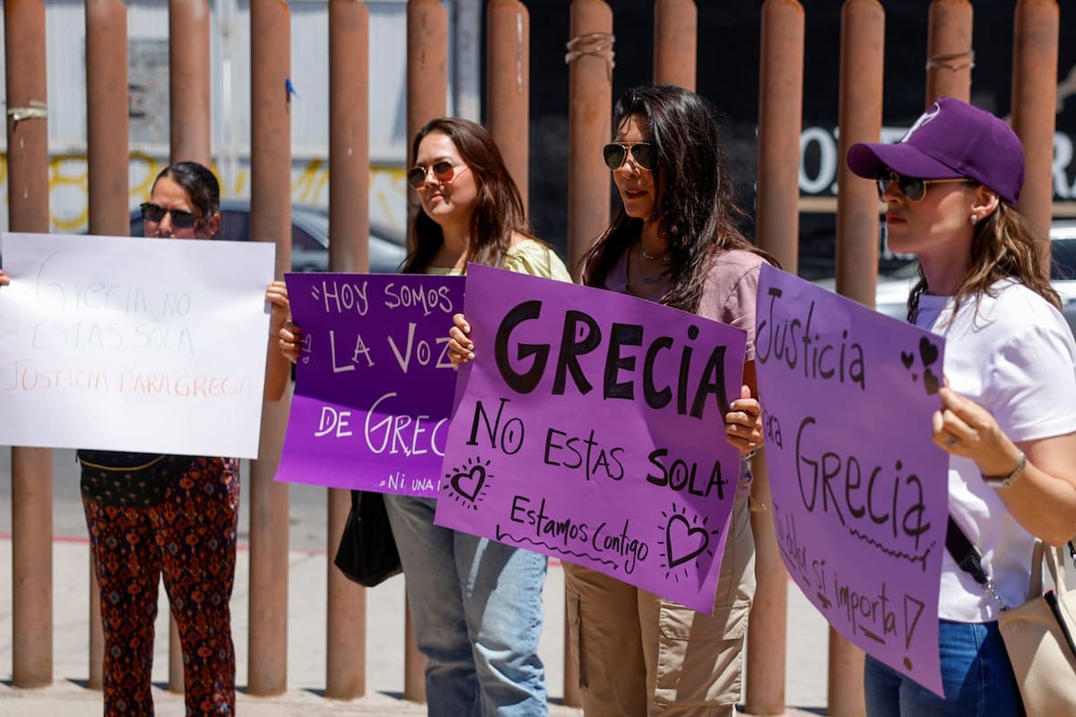 “Somos la voz de Grecia”; familiares y amigas apoyan con manifestación y exigen justicia