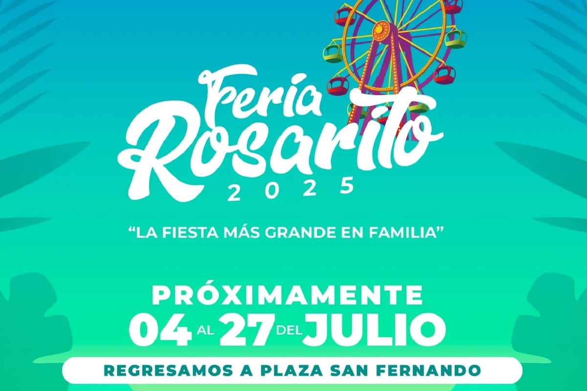 Anuncian la cartelera de la Feria Rosarito 2025