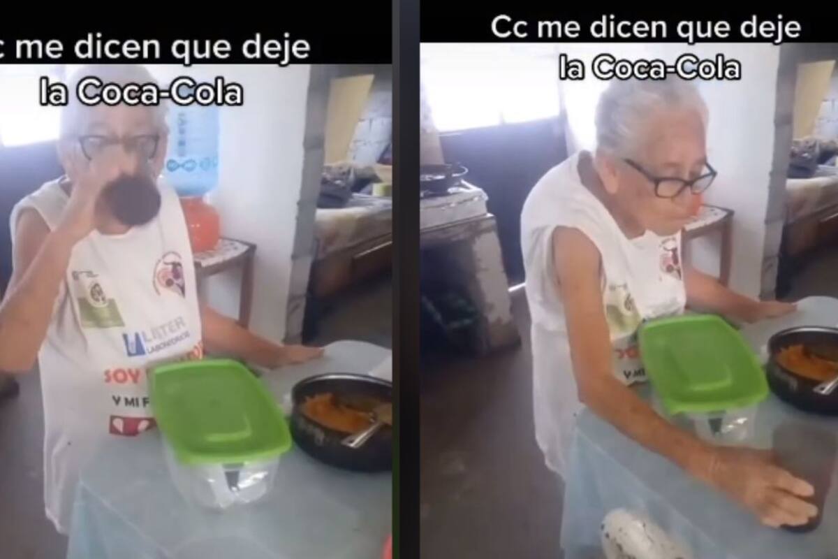 VIRAL: “La Coca-Cola es vida”, abuelita con diabetes defiende su refresco