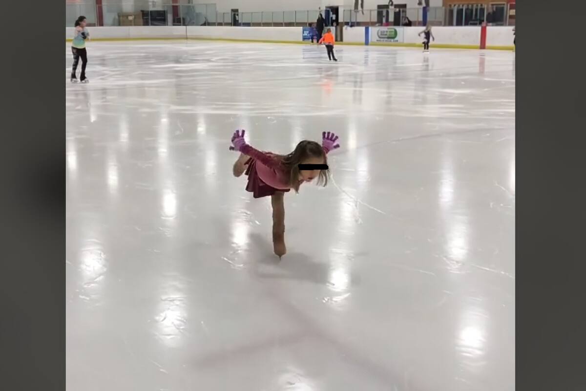 TikTok Viral: La pequeña patinadora que sueña con ser una estrella olímpica